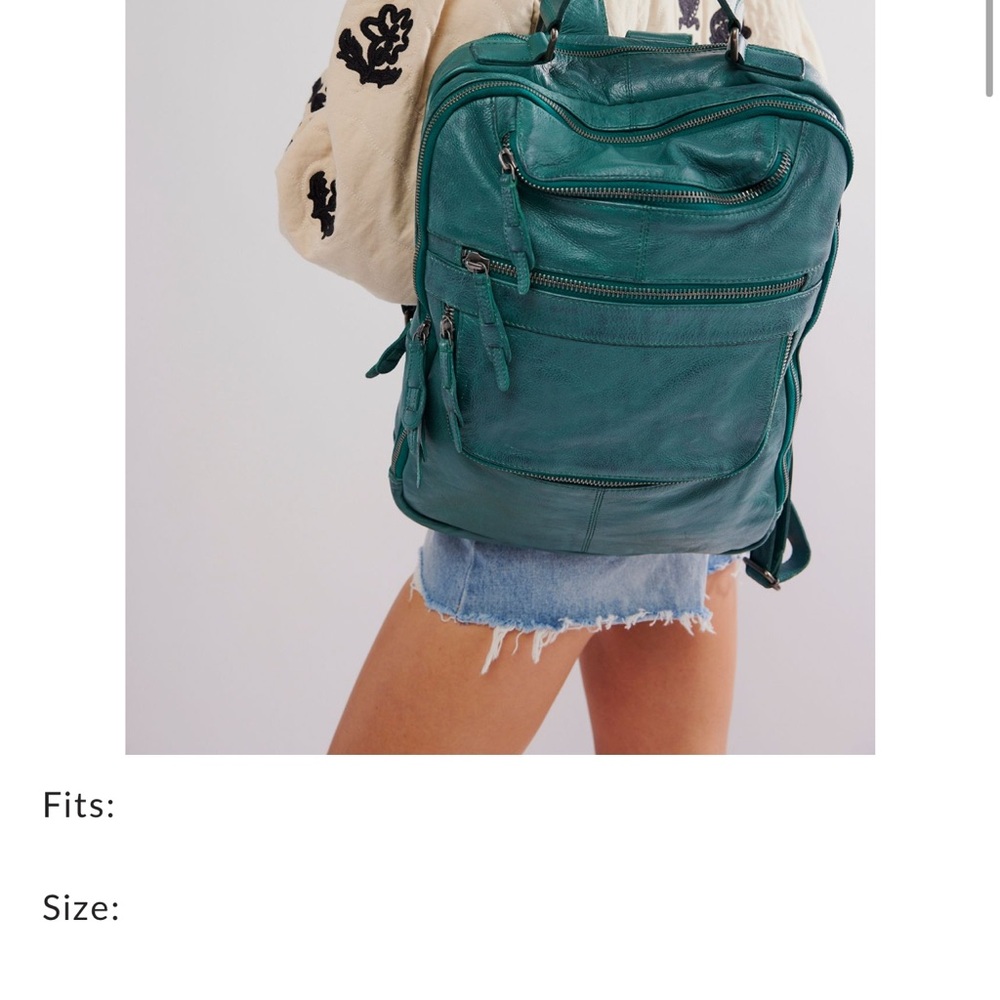 Free People Recycled Leather backpack